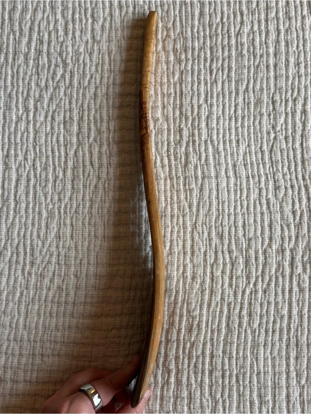 Sur La Table Italian Olivewood Curved Turner Cooking Utensil